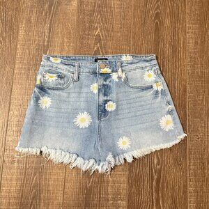 Material Girl Daisy Print Shorts - Size 9